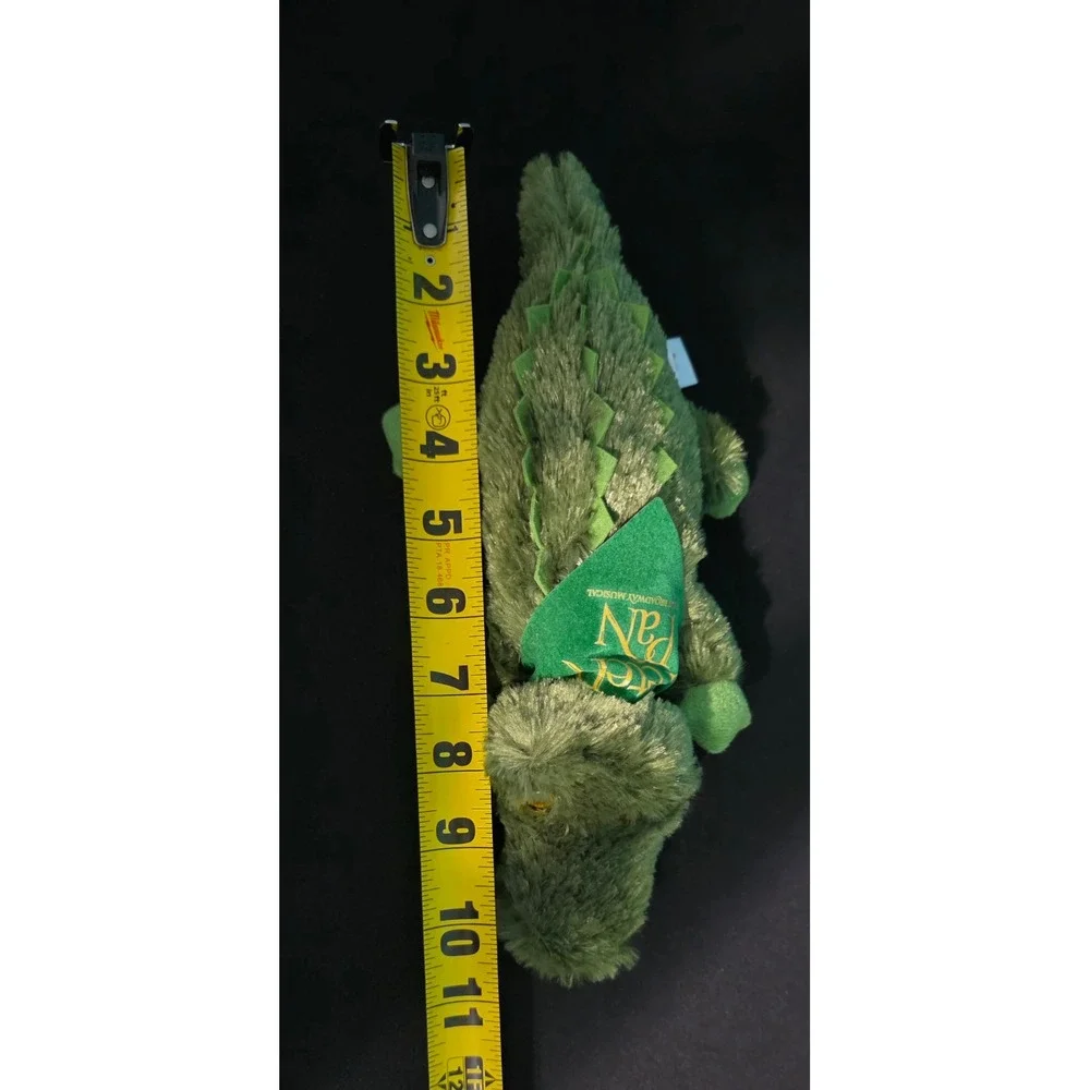 Aurora World Peter‎ Pan Broadway Musical Crocodile Plush Green Alligator 11 Inch